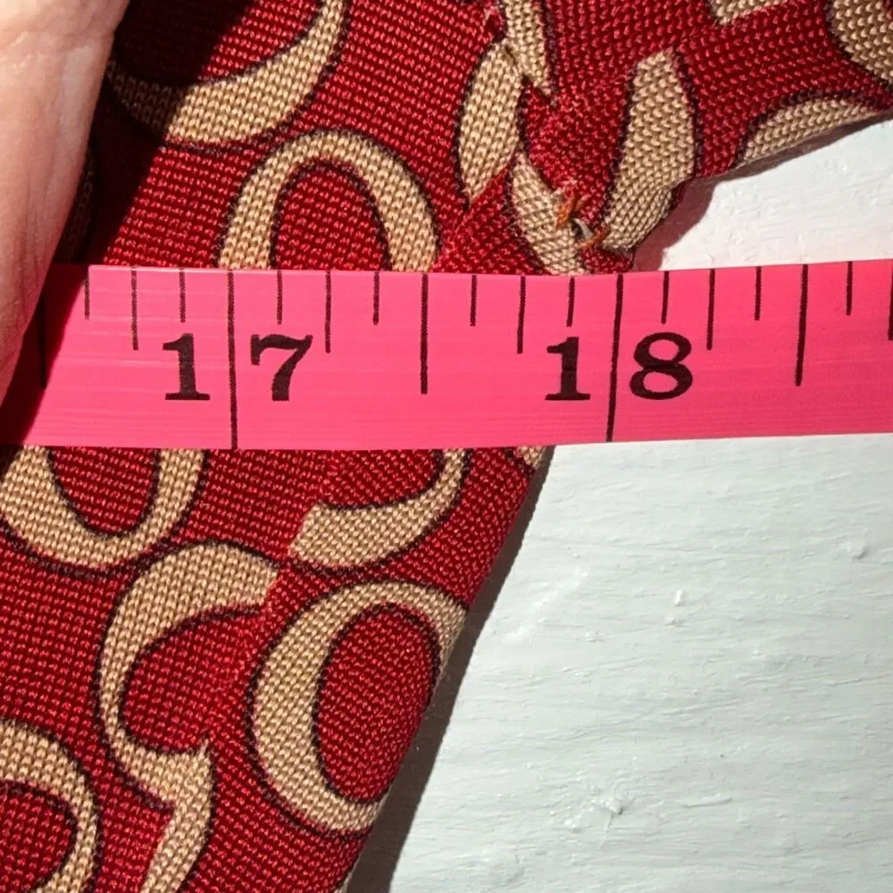 Diane Von Furstenberg Rust Red Printed Wrap Midi Dress - Picture 7 of 8